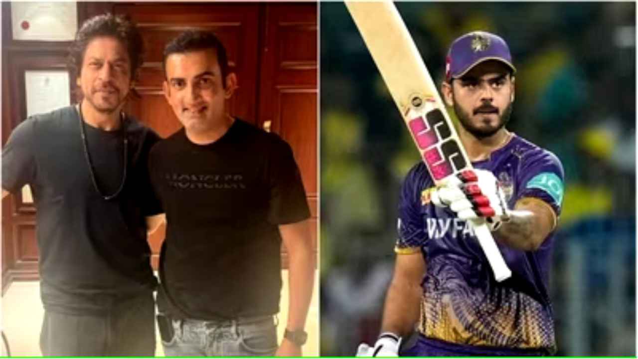 Former captain Gautam Gambhir's meeting with Shahrukh Khan