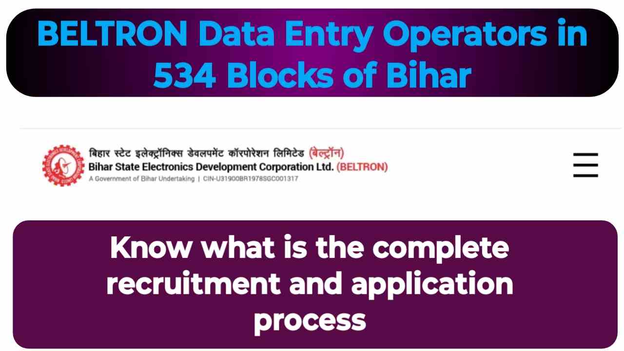 BELTRON Data Entry Operators in 534 Blocks of Bihar